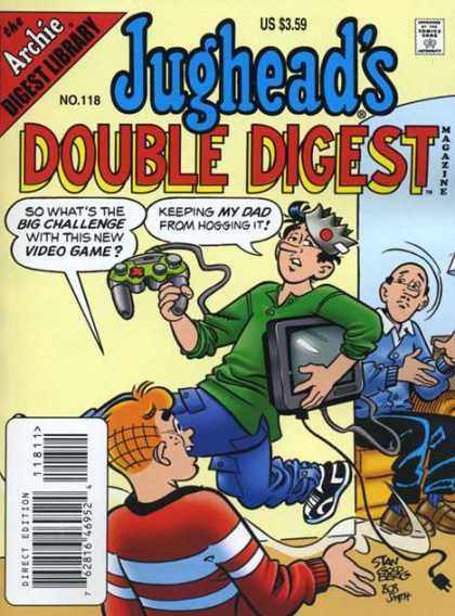 Jughead's Double Digest 118 - Video Games - Teenagers - Parents - Xbox - Television