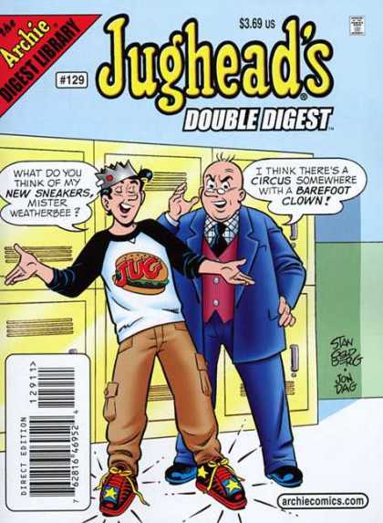 Jughead's Double Digest 129 - High School - Mr Weatherbee - Lockers - Sneakers - Principal