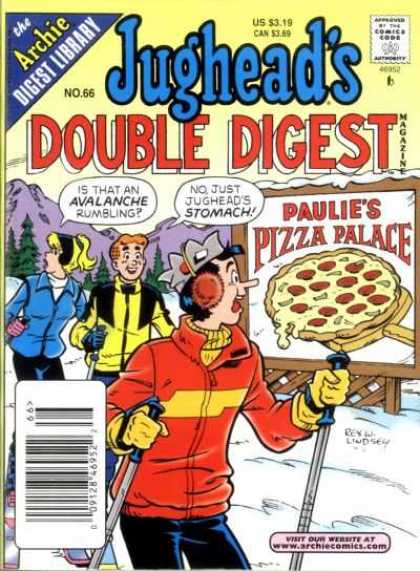 Jughead's Double Digest 66 - The Archie Digest Library - No 66 - Us 319 - Can 349 - Paulies Pizza Palace