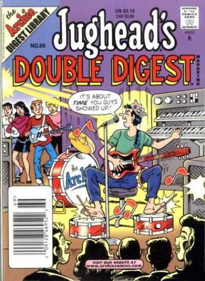 Jughead's Double Digest 69 - Band - Guitar - Veronica - Audience - Drums