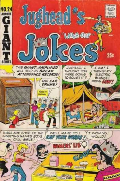Jughead's Jokes 24 - Archie Giant Series - Crown - Camp - Girls - Boys