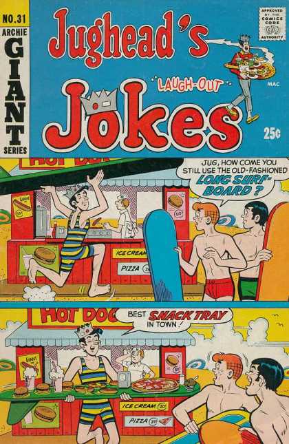 Jughead's Jokes 31 - Arhie Giant Series - Long Surfboard - Ice Cream - Pizza - Laugh-out