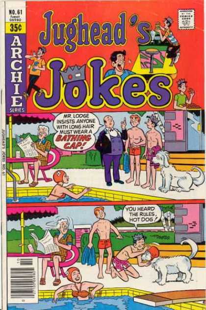 Jughead's Jokes 61 - Swimming Pool - Archie - Dog - Poolside - Bathing Cap