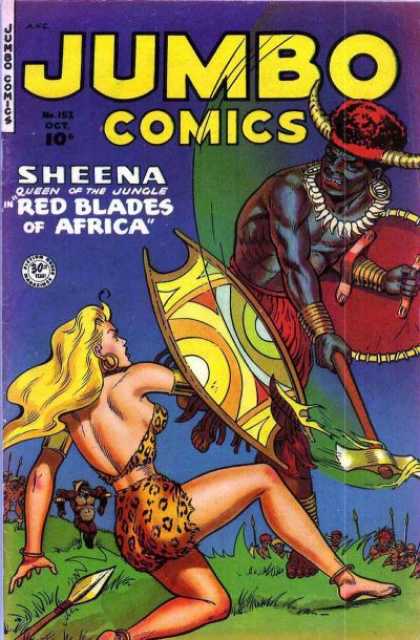 Jumbo Comics 152 - Sheena - Shield