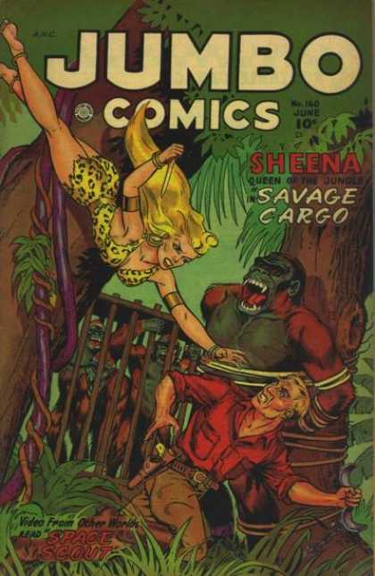 Jumbo Comics 160 - Sheena - Jungle - Vine