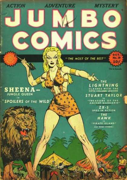 Lion - Sheena Jumbo Comics 20 - Lion - Sheena