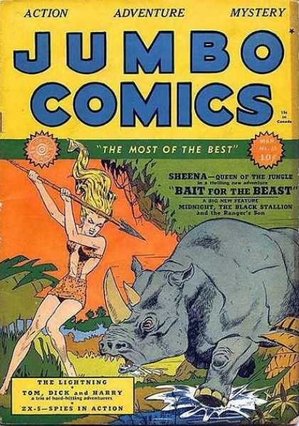 Jumbo Comics 25 - Rhino