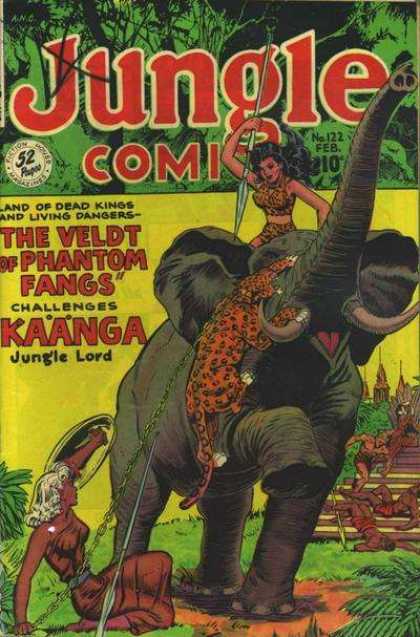 Jungle Comics 122 - Phantom Fangs - Jungle Lord - Kaanga