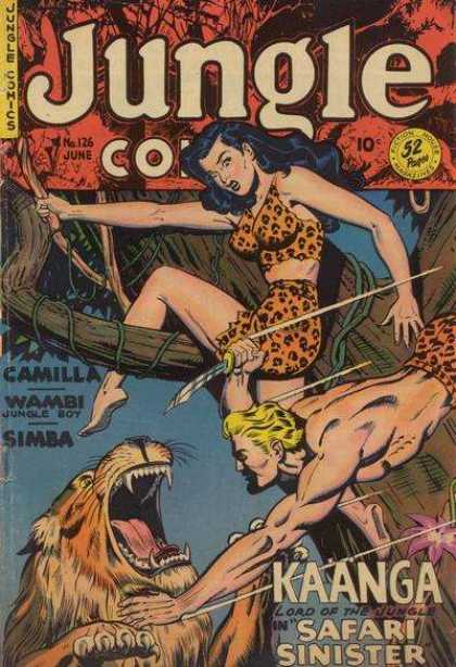 Jungle Comics 126 - Camilla - Wambi - Kaanga - Safari Sinister - Lion