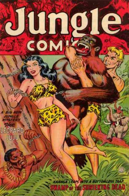 Jungle Comics 155 - Gorilla - Blonde Hair - Leopard Bikini - Elephant - Kaanga