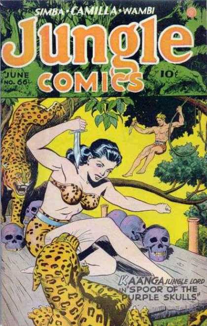 Jungle Comics 66 - Simba - Camilla - Wambi - June No 66 - Kaanga Jungle Lord