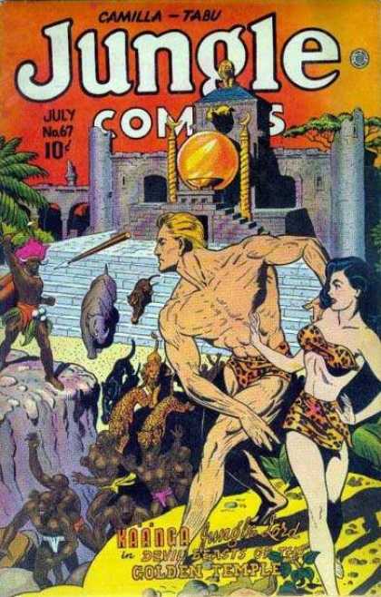 Jungle Comics 67 - Wild Beasts - Tarzan And Jane - Animal Kingdom - Animal Quests - Fighting Amazons