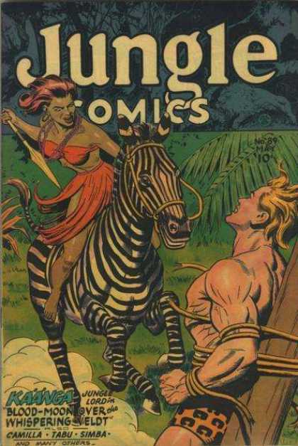 Jungle Comics 89 - Kaanga - Tarzan Like Comics - Jungle Battle - Camilla - Tabu