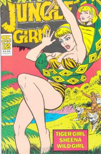 Jungle Girls 12 - Wild Girl - Knife - Tiger Girl - Python - Sheena