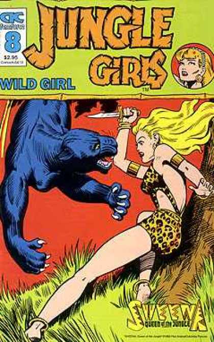 Jungle Girls 8 - Panther - Wild - Dagger - Blond - Frightened