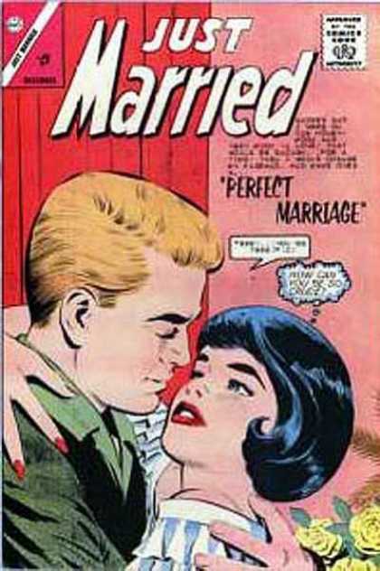 Just Married 34 - Perfect Marriage - Love - Romance - Newly Weds - Embrace