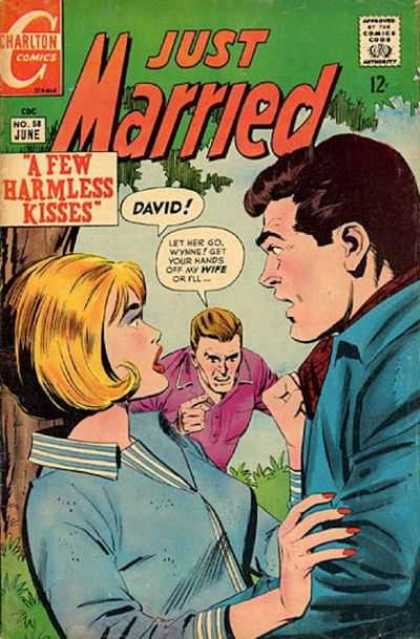 Just Married 58 - David - Harmless Kisses - Tree - Wynne - Purple Shirt