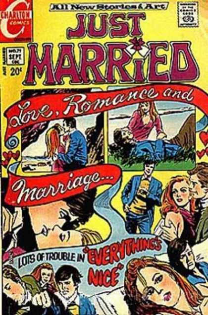 Just Married 79 - Love - Romance - Charlton - Trouble - Punch