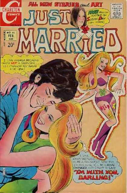 Just Married 82 - Lovers - Blondes - Bikini - Kissing