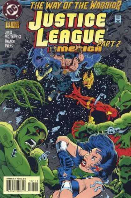 Justice League America 101 - The Way Of The Warrior - Aliens - Outerspace - Iron Man - Superhero