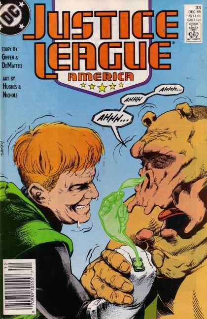 Justice League America 33 - Dc - Smell - Sneeze - Tickle - Hand - Adam Hughes, Josef Rubinstein