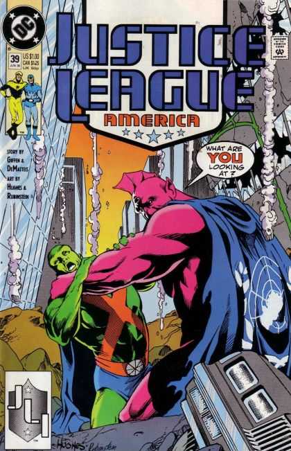 Justice League America 39 - Adam Hughes, Josef Rubinstein