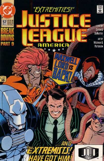 Justice League America 57 - Dc - Approved By The Comics Code Authority - Extremities - Breakdowns - Maxwell - Chris Sprouse