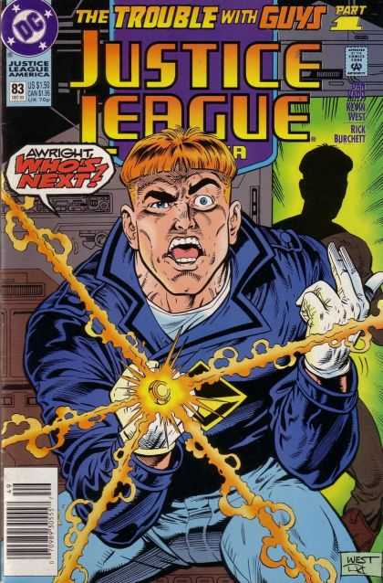 Justice League America 83 - The Trouble With Guys - Ring - Gloves - Part 1 - Man