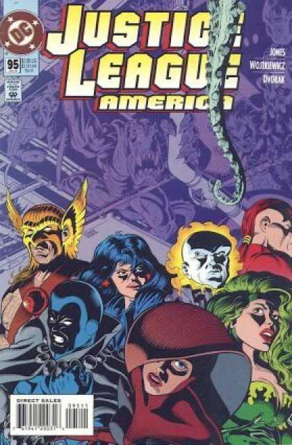 Justice League America 95 - Altering The Past - Men Of Justice - Women Of Justice - Future Lives - Changing The World