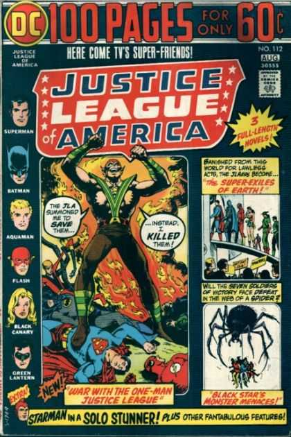 Justice League of America 112 - Dc - Batman - 60 Cents - 100 Pages - Flash - Nick Cardy