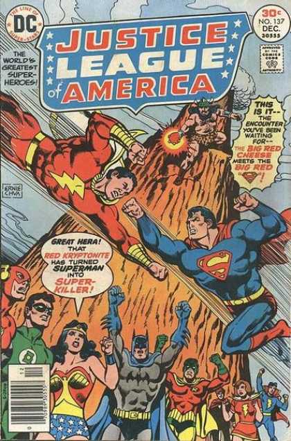 Justice League of America 137 - Superman - Batman - Wonder Woman - Green Lantern - The Flash