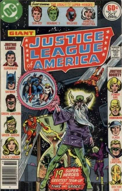Justice League of America 147 - Flash - Batman - Green Lantern - Power Girl - Super Heroes