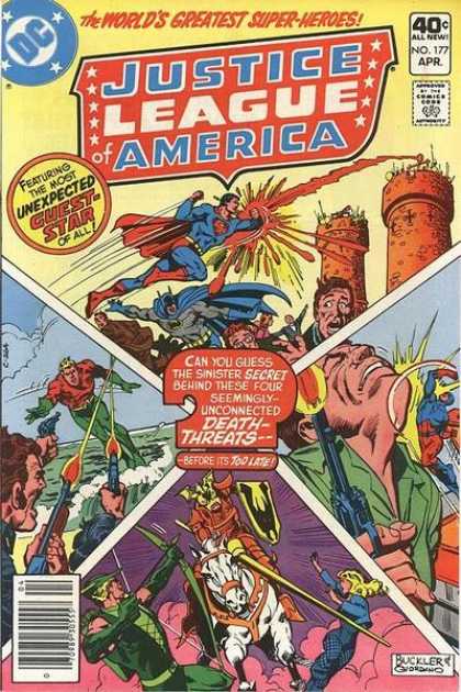 Justice League of America 177 - Aquaman - Atom - Superman - Green Arrow - Black Canary - Dick Giordano, Richard Buckler