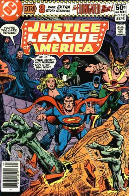 Justice League of America 182 - Dc - Dc Comics - Justice League - Elongated Man - Superman - Dave Cockrum, Dick Giordano