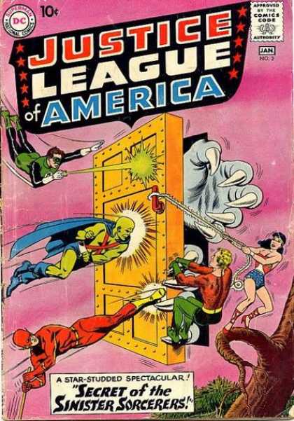 Justice League of America 2 - Secret Of The Sinister Sorcerers - Green Lantern - Flash - Wonder Woman - Aquaman - Murphy Anderson