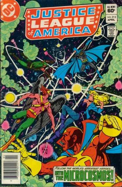 Justice League of America 213 - Dc - Approved By The Comics Code Authority - April - Microcosmos - All New - George Perez