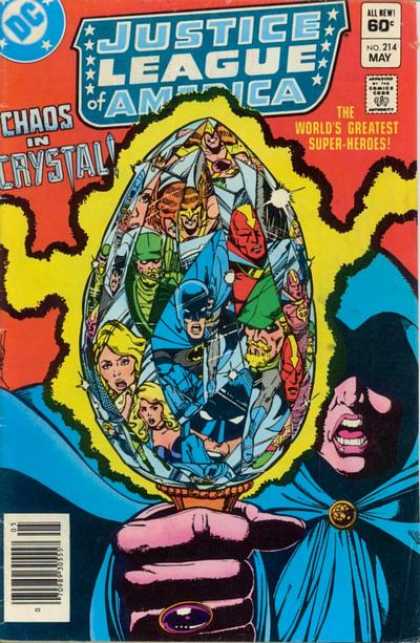 Justice League of America 214 - Dc - Chaos In Crystal - Batman - Green Arrow - Hawkman - George Perez