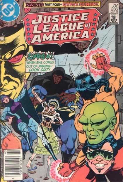 Justice League of America 236 - Dc - Gypsy - Gorilla - Part Four - Horns - Dick Giordano