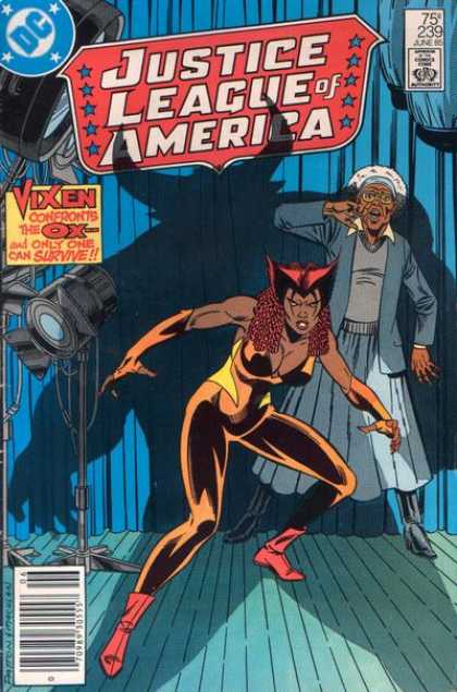 Justice League of America 239 - Dc - Vixen - The Ox - Shadow - Spotlights