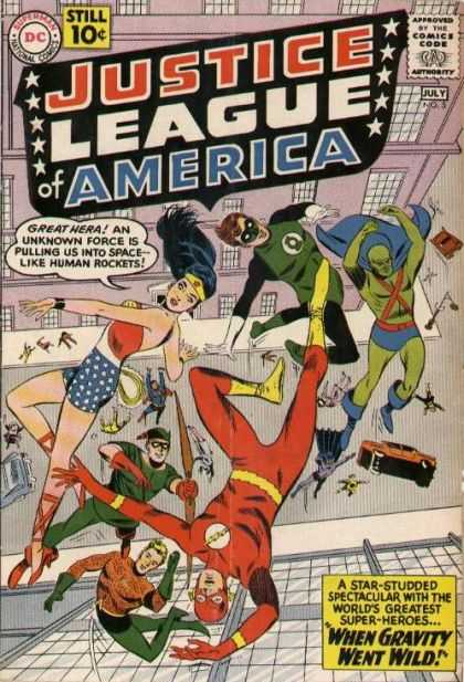 Justice League of America 5 - Dc - Still 10c - When Gravity Went Wild - July