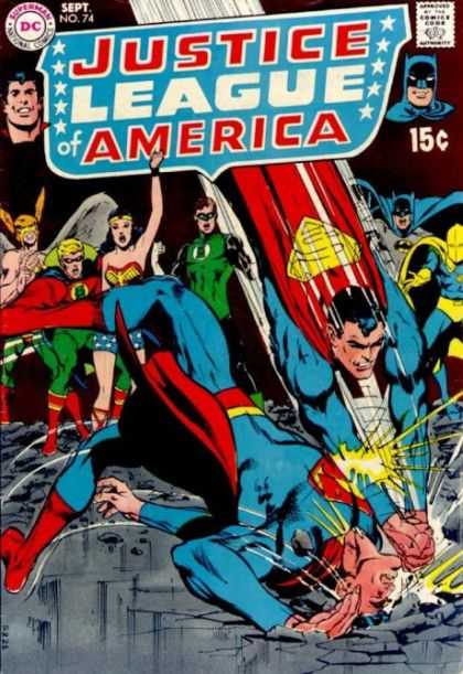 Justice League of America 74 - Dc - Sept - No 74 - 15c - Batman - Neal Adams
