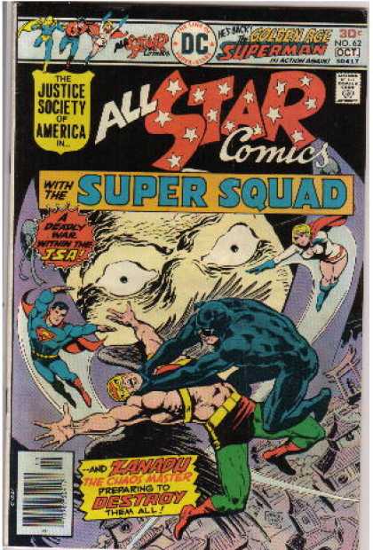 Justice Society of America 62 - All Star Comics - Super Squad - Superman - Zanadu - Destroy
