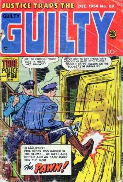 Justice Traps the Guilty 69 - December 1954 - True Police And Fbi - The Pawn - Guns - Issue 69