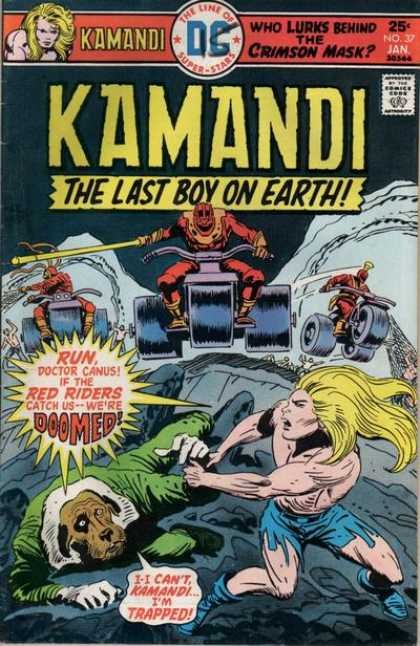 Kamandi 37 - No 37 - Last Boy On Earth - Red Riders - Doctor Canus - Green Suit