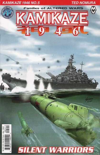 Kamikaze 1946 5 - Families Of Altered Wars - Ted Nomura - Ship - Submarine - Sea