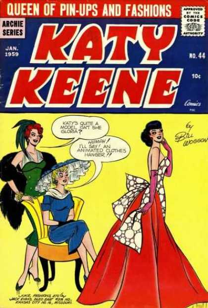 Katy Keene 44 - Lady - Seat - Chair - Princess - Dress