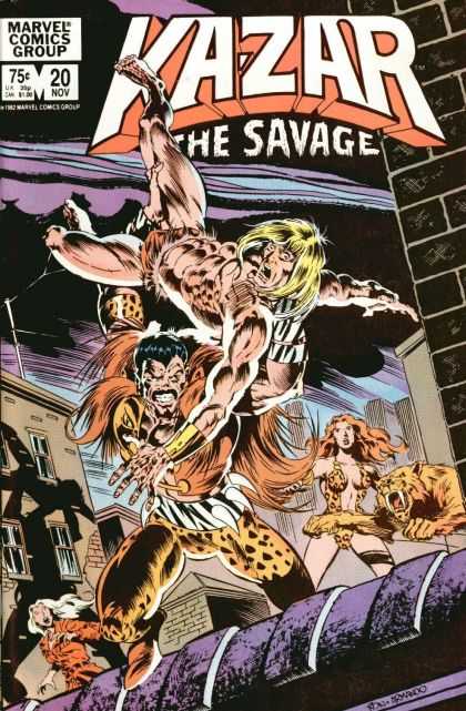 Kazar 20 - Sabre Tooth Cat - Savage - Marvel Comic - Super Strength - Modern Caveman