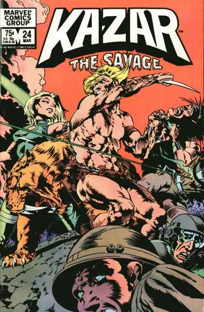 Kazar 24 - The Savage - Mar 24 - Woman - Man - Beasts