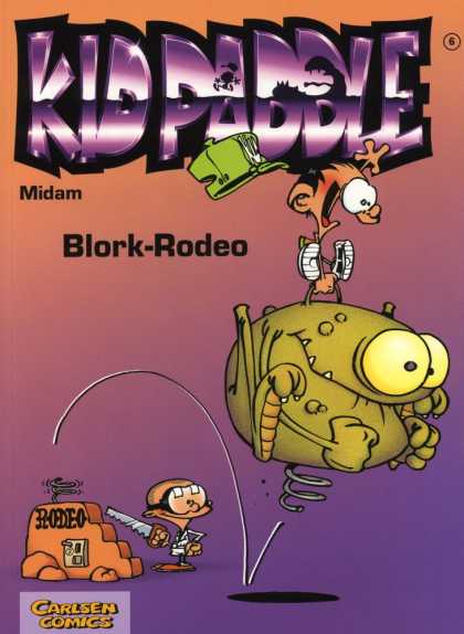 Kid Paddle 5 - Midam - Blork-rodeo - Carlsen Comics - Hacksaw - Monster