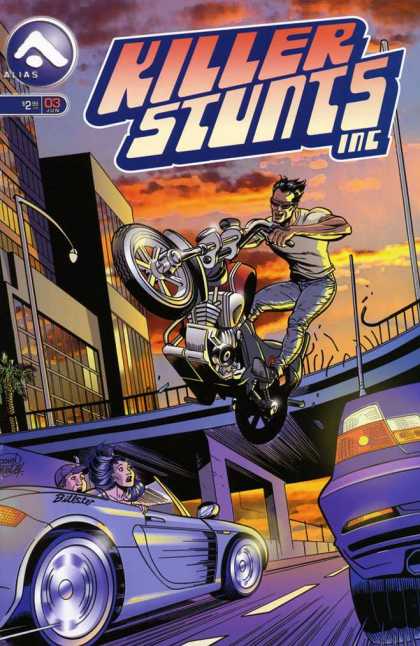 Killer Stunts 3 - Motorcycles - Cycle Jumps - Highway Stunts - Fast Jumps - Bridge Jumps
